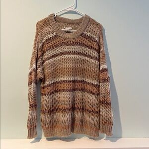 American Eagle Women’s Tan Striped Sweater, Size XS